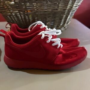 Nike Red Athletic Shoes